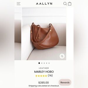 Aallyn Marley Hobo Shoulder Bag in Brown